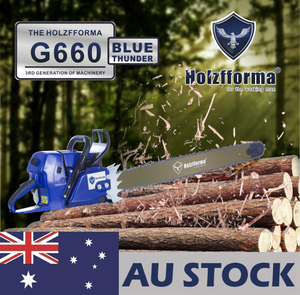 AU STOCK only to AU ADDRESS - Holzfforma® 92CC Blue Thunder G660 MS660 066 Gasoline Chain Saw Power Head Without Guide Bar and Chain 2-4 Days Delivery Time Fast Shipping For AU Customers Only