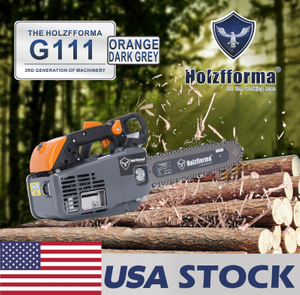 US STOCK - 35.2cc Holzfforma® G111 Top Handle Gasoline Chain Saw Without Bar and Chain 2-4 Days Delivery Time Fast Shipping For US Customers Only