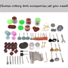 76pcs/130pcs/143pcs/166pcs/217pcs/350pcs Rotary Tool Accessories Set For Dremel Grinding Sanding Polishing Tool