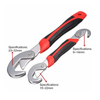 2Pcs 8-32mm Universal Quick Adjustable Multi-function Wrench Spanner