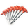 2mm, 2.5mm, 3mm, 4mm, 5mm, 6mm, 8mm, 10mm T Type Handle Ball Ended Hex Key Allen Screwdriver Wrench Tool