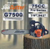 75cc JonCutter Gasoline Chainsaw Power Head Without Saw Chain and Guide Bar