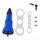 Rivet Nut Gun Adapter Cordless Riveting Insert Nut Tool Kit For Electric Power Drill