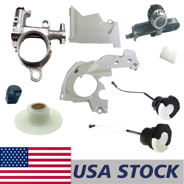US STOCK - Oil Pump Worm Cover Fuel Oil Cap Connector Chain Adjuster Combo For Stihl MS200T 020T Chainsaw 2-4 Days Delivery Time Fast Shipping For US Customers Only