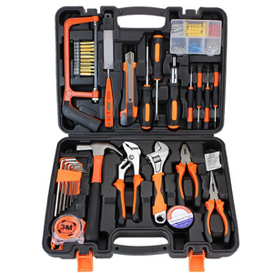 38pcs Insulating Tape Bits Knife Saw Frame Screwdriver Ratchet Handle Claw Hammer Wrench Water Pump Pliers Wire-cutter Household Combination Kit Hardware Toolbox Wide Application Hand Tool