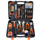 38pcs Insulating Tape Bits Knife Saw Frame Screwdriver Ratchet Handle Claw Hammer Wrench Water Pump Pliers Wire-cutter Household Combination Kit Hardware Toolbox Wide Application Hand Tool