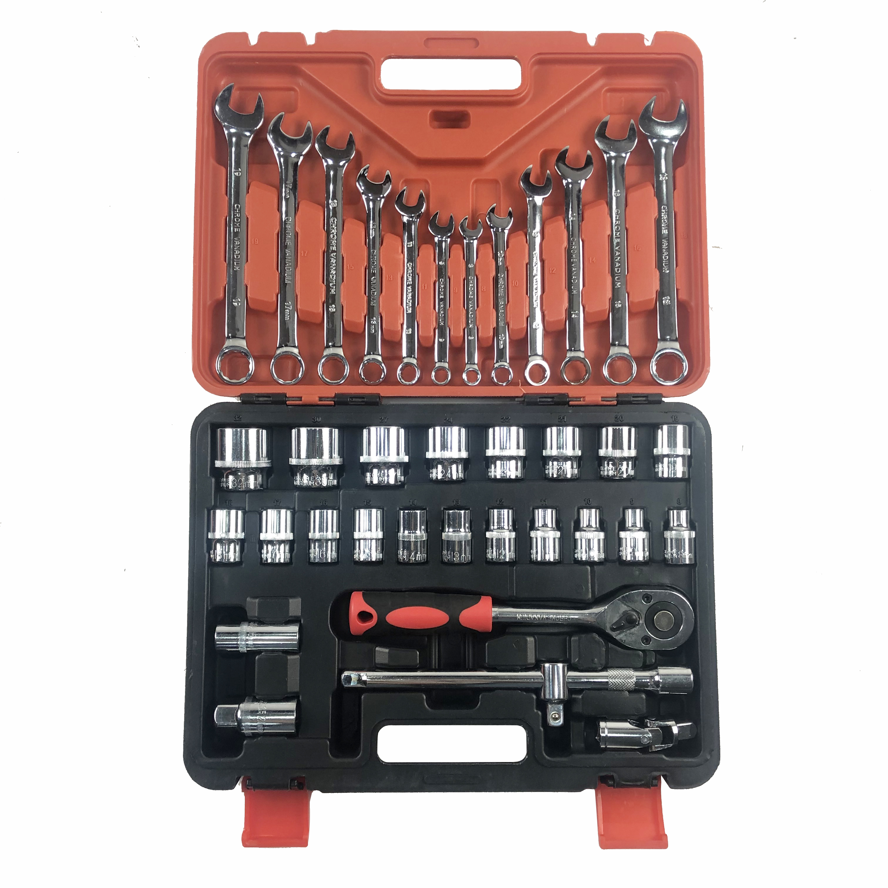 37in1 1/2'' Ratchet Socket Head Bits Wrench Tool Repair Set Hand Tool Home Service DIY Kit