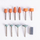 10pcs Abrasive Mounted Stone Grinding Stone Head Wheel Abrasive Tool For Rotary Tool Grinding Polishing Carving Burnishing