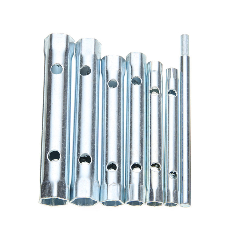 10Pcs 6mm-22mm Tubular Box Spanner Tube Spanner Wrench Socket Set