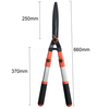 660mm-900mm (about 26inch-35inch) Adjustable Handgrip Hedge Shears with Wavy Blade and Strong Aluminum Handles Manual Hedge Clippers For Trimming Borders Topiaries Boxwood Decorative Grasses