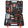 43pcs Knife Bits Holder Wrench Measuring Tape Wire-cutter Claw Hammer Flashlight Scissor Screwdriver Household Combination Kit Hardware Toolbox Wide Application Hand Tool