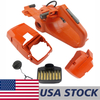 US STOCK - Rear Handle Fuel Tank Housing Oil Cap Top Shroud Engine Cylinder Cover Air Filter Cleaner Cover Combo For Husqvarna 362 365 372 372XP Chainsaw 2-4 Days Delivery Time Fast Shipping For US Customers Only
