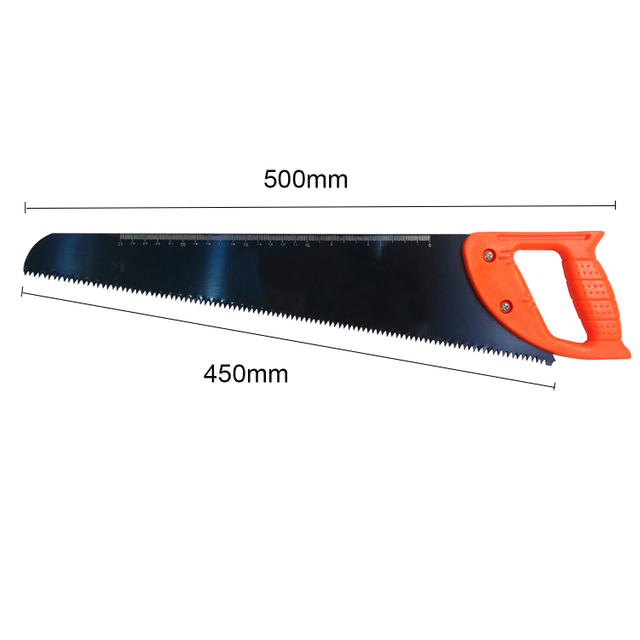 450mm (18 inch) Blade Pruning Hand Saw With Scale For Trimming Wood Tree Garden Woodworking Cutting