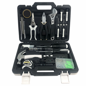 62in1 Wrench Screwdriver Shear Knife Pliers Tweezers Torch Measuring Tape Home Repair DIY Hand Tool Kit