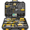 168in1 3/8'' Ratchet Wrench Screwdriver Sleeves Bits Pliers Saw Wire Stripper Clamp Measuring Tape Spanner Home Repair DIY Hand Tool Kit