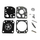 Zama RB-71 Carb Repair Rebuild Diaphragm Kit For Echo 12530013120, TC2100, SV-4/E, B & SRM-251S Ttrimmer & Echo String Trimmer GT-251, GT-251E, SRM-251, SRM-251E, SV-4B, SV-5C, SV-5Ci, SV-5H, TC-210 & TC-210i