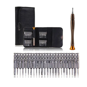 25 in 1 Multi-purpose Precision Screwdriver Wallet Set Repair Hand Tools with Pouch Bag