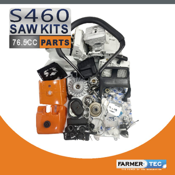 Complete Aftermarket Repair Parts For Holzfforma G466 STIHL MS460 046 Chainsaw Engine Crankcase Gas Fuel Tank Ignition Coil Crankshaft Carburetor Cylinder Piston Recoil Starter Muffler Aftermarket Stihl MS 460 046 Parts