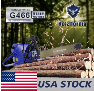 US STOCK - Holzfforma® 76.5CC Blue Thunder G466 MS460 046 Gasoline Chain Saw Power Head Without Guide Bar and Chain 2-4 Days Delivery Time Fast Shipping For US Customers Only