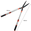660mm-900mm (about 26inch-35inch) Adjustable Handgrip Hedge Shears with Wavy Blade and Strong Aluminum Handles Manual Hedge Clippers For Trimming Borders Topiaries Boxwood Decorative Grasses