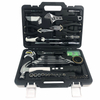 75in1 1/4'' Ratchet Wrench Screwdriver Sleeves Bits Pliers Tweezers Torch Measuring Tape Home Repair DIY Hand Tool Kit