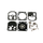 Carburetor Repair Gasket Kit For Echo 280E 280EVLP 290E 290EVLP CS-280E CS-280EP Chainsaw Zama C1S-K1 -K1A -K1B -K1C Carb Rebuild Diaphragm Kit # ZAMA RB-6