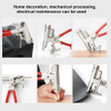10 in 1 Multi-functional Hammer Screwdriver Nail Gun Pipe Pliers Wrench