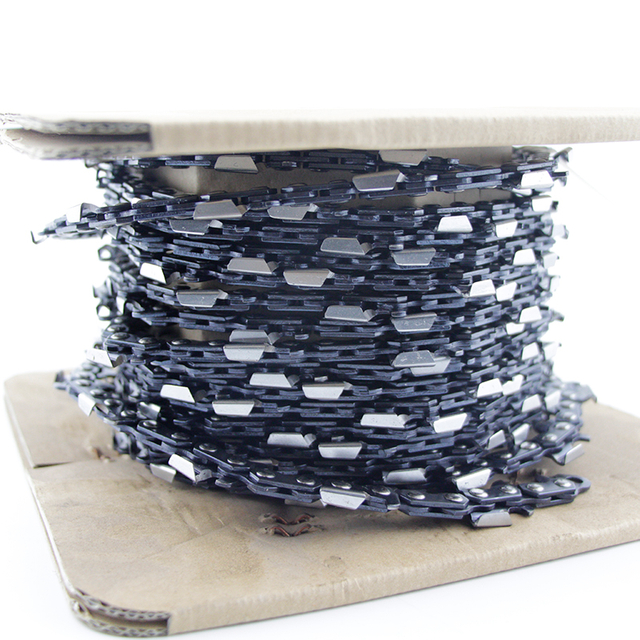 Holzfforma® 25FT Roll Saw Chain .404'' Pitch .063'' Gauge For Stihl Dolmar Echo McCulloch Homelite Jonsered Shindaiwa Makita Tanaka Efco Oleo Mac Oregon Carlton Chainsaw With 10PCS Matched Connecting links and 6 Boxes