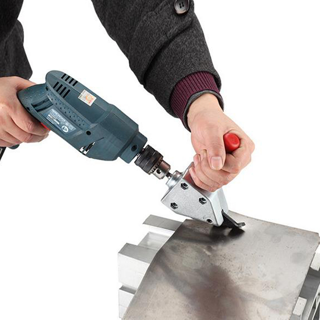 Metal Sheet Cutter Adapter Iron Wire Netting Nibbler Cutter For Electric Drill
