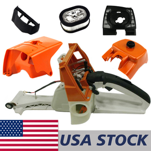 US STOCK - Fuel Tank Rear Handle Air Filter Base Cover Top Shroud Cover Air Baffle Combo For MS660 066 Chainsaw 2-4 Days Delivery Time Fast Shipping For US Customers Only