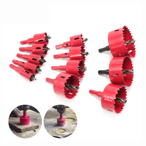 16mm-75mm Drill Bit Hole Saw Cutter For Cutting Mild Steel, Aluminum Gusset Plate, Plastic, Wood, Gypsum Board