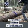 US STOCK - Alloy Timberjack Wood Chuck Log Lifter Roller Fencing Jack Hook Detachable Tool Blue color With Two Jacks 2-4 Days Delivery Time Fast Shipping For US Customers Only