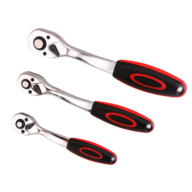 1/4'', 1/2'', 3/8'' Ratchet Wrench 24 Teeth 72 Teeth Two-way Socket Wrench Hardware Hand Tool