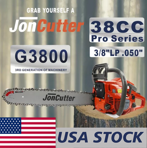 US STOCK - 38cc JonCutter Home Use Gasoline Chainsaw Power Head Without Saw Chain and Guide Bar 2-4 Days Delivery Time Fast Shipping For US Customers Only