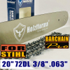 Holzfforma® 20inch Guide Bar & Full Chisel Saw Chain Combo 3/8 .063 72DL For Stihl Chainsaw MS361 MS362 MS380 MS390 MS440 MS441 MS460 MS461 MS660 MS661 MS650