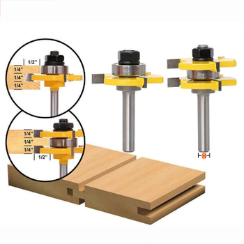 Punte Fresatrici Per Legno | 2 Pezzi | 1/2 Shank | Per Scanalature E Tenoni - Foto 10