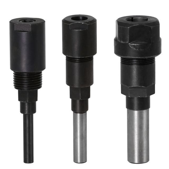 1/2'' 1/4'' 8mm Straight Shank Router Bit Collet Engraving Machine Extension Rod