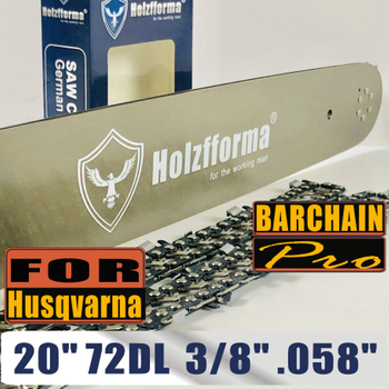 Holzfforma® 20 Inch Guide Bar &Saw Chain Combo 3/8 .058 72DL