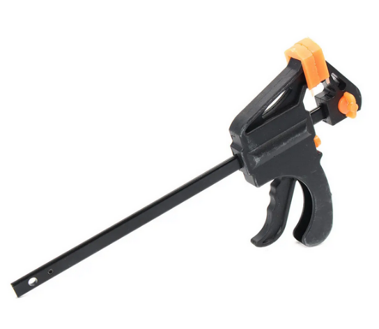 4'' 6'' 10'' 12'' Wood Working Bar F Type Clamp Quick Grip Ratchet Release Squeeze Hand Tool MaxIimum Clamping Distance 300mm