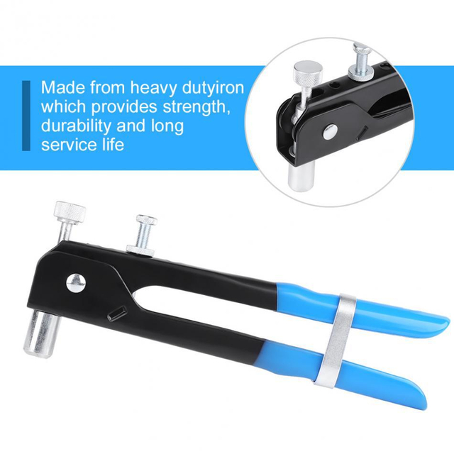86 in 1 Aluminum Alloy M3-M8 Blind Rivet Nuts Threaded Insert Rivet Tool Riveter with Rivnut Nutsert Riveting Kit Tool