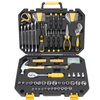 127in1 3/8'' Ratchet Wrench Screwdriver Sleeves Bits Pliers Spanner Measuring Tape Home Repair DIY Hand Tool Kit