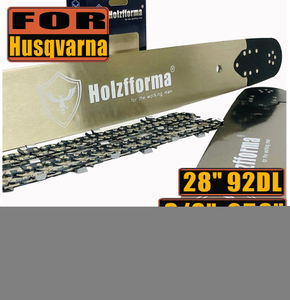 AU STOCK only to AU ADDRESS - Holzfforma® Pro 28 Inch 3/8 .058 92DL Bar & Full Chisel Chain Combo For Husqvarna 61 66 262 xp 266 268 272 xp 281 288 362 365 372 xp 385 390 394 395 480 562 570 575 2-4 Days Delivery Time Fast Shipping For AU Customers Only