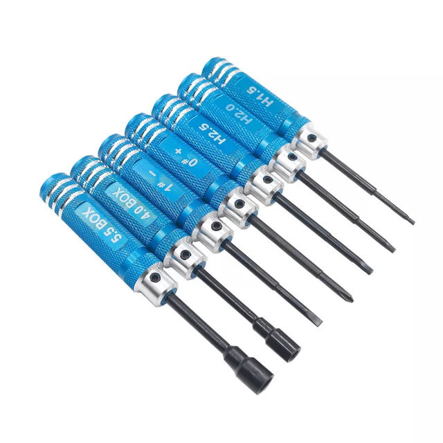 7PCS Stainless Steel Hex Screwdriver Screwdriver Kit Repairing Hand Tool