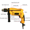 100-127V Electric Impact Wrench Torque Drill Equipment Tool 650W WT US Plug