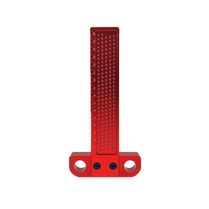 Aluminium Alloy T-160 Hole Positioning Metric Measuring Ruler Woodworking Precision Marking Scriber