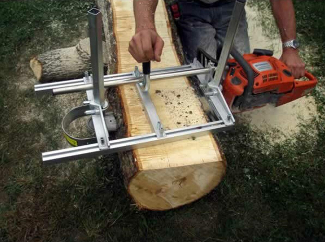 48 Inch Holzfforma® Chainsaw Mill Planking Milling From 18'' to 48'' Guide Bar