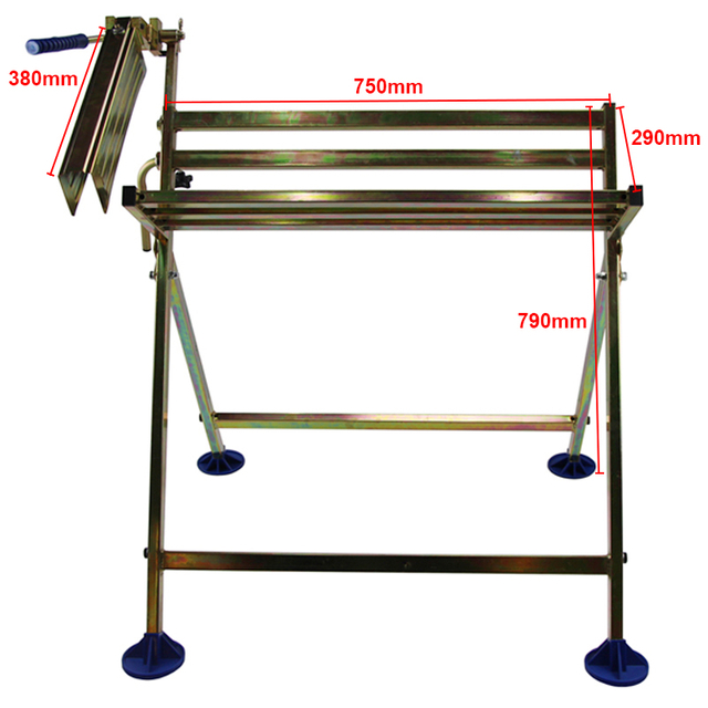 Holzfforma Heavy Duty Saw Horse Steel Folding Sawhorse Sawbuck Lumber Cutting