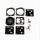 Zama RB-53 Carb Repair Rebuild Gasket Diaphragm Kit For Echo CLS-5800 Brushcutter Zama C3M-K33, C3M-K33A, C3M-K33B, C3M-K33C & C3M-K33D Carburetors