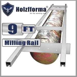 9FT Genuine Holzfforma® Milling Rail System, Milling Guide Set Works with all 20/24/36/48 inch Small Chainsaw mills
