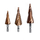 3-24mm 1/4 Inch Hex Shank HSS-Co Step Drill Bit Spiral Grooved Hole Cutter